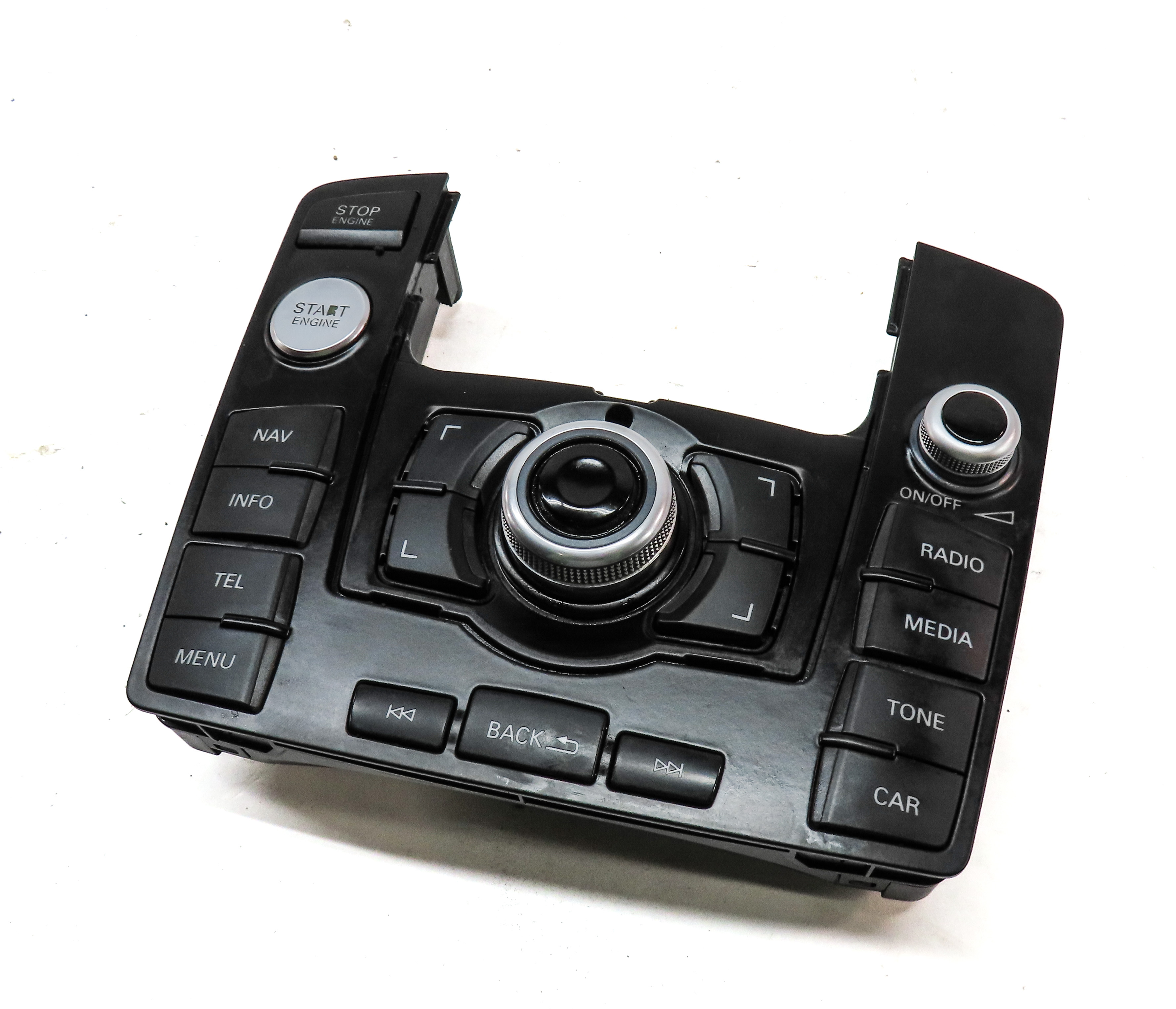 2012-2015 AUDI Q7 (4L) FRONT CENTER CONSOLE MMI MEDIA NAVIGATION CONTROL SWITCH — exact item pictured